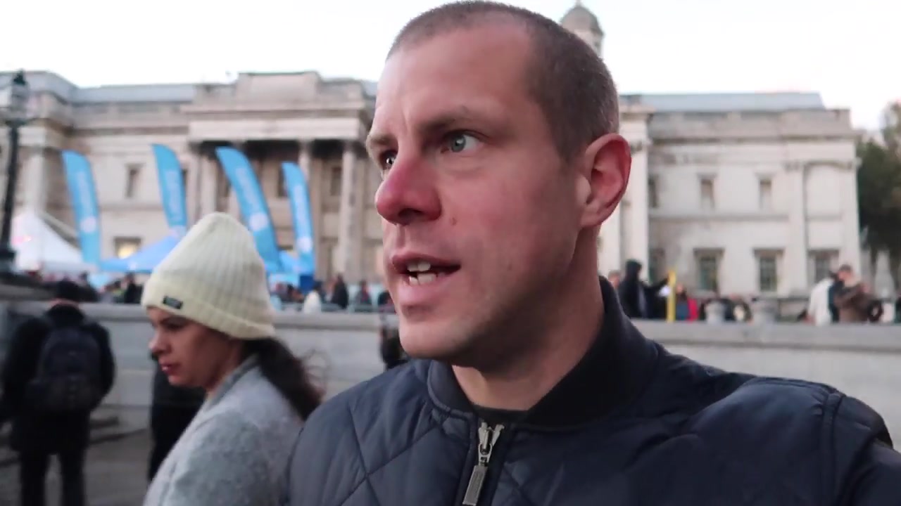 Barry Roberts reporting from the 2018 Diwali festival in Trafalgar Square