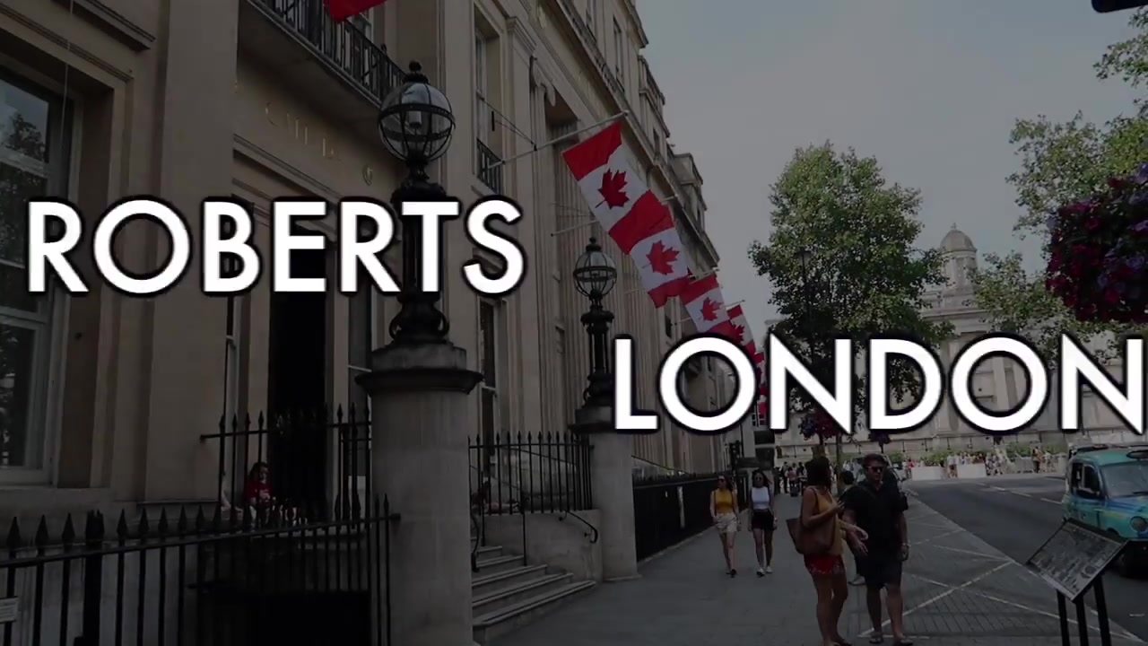 Trafalgar Square opening view for the Regent Street Summer Streets 2018 film