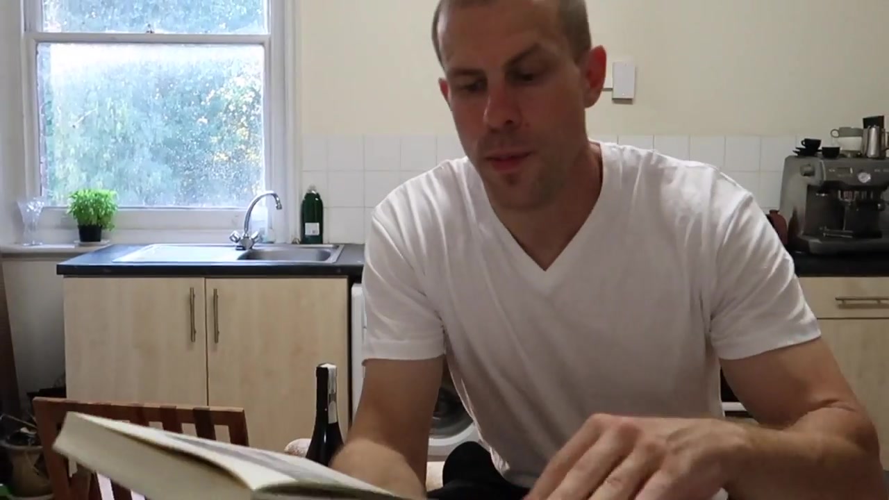Barry Roberts reading POLPO A Venetian Cookbook by Russell Norman
