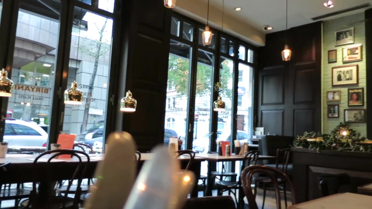 Dining room inside Dishoom Covent Garden in 2014