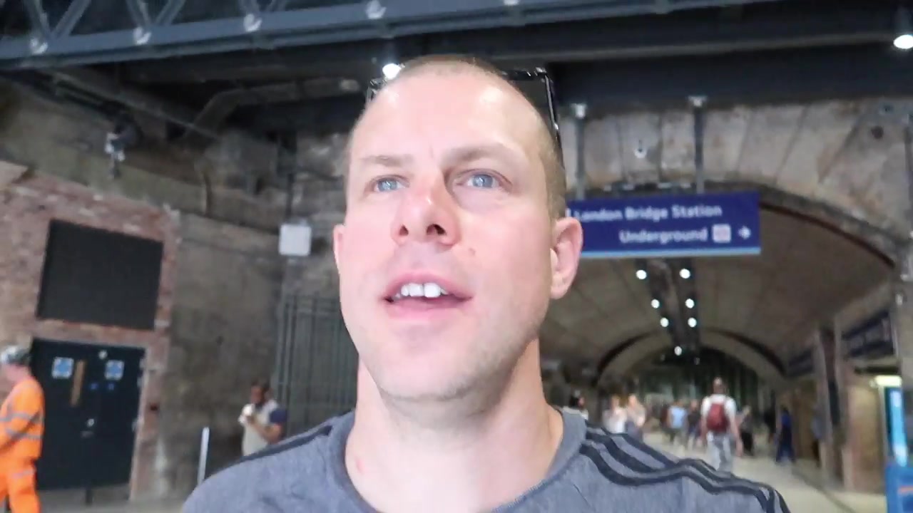 Barry Roberts outside London Bridge station.