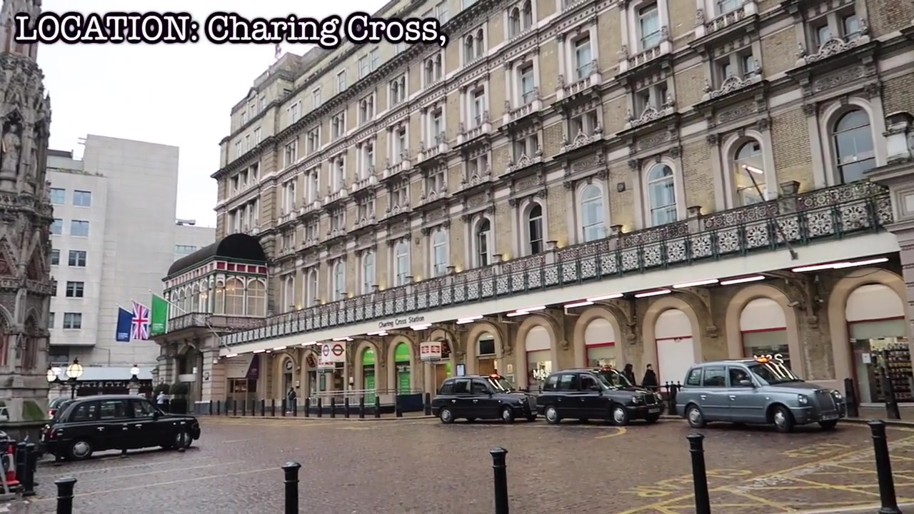 Charing Cross station at the beginning of a London food shopping tour