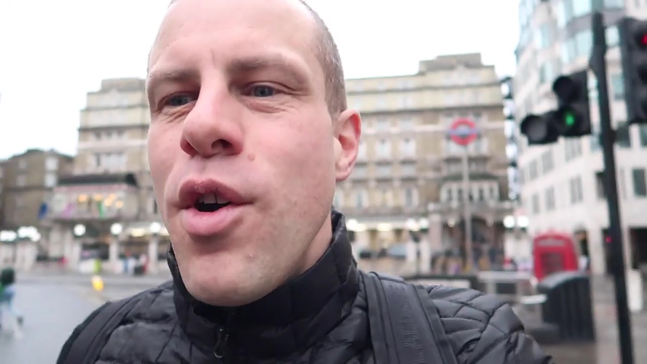 Barry Roberts outside Charing Cross station during a London food walk