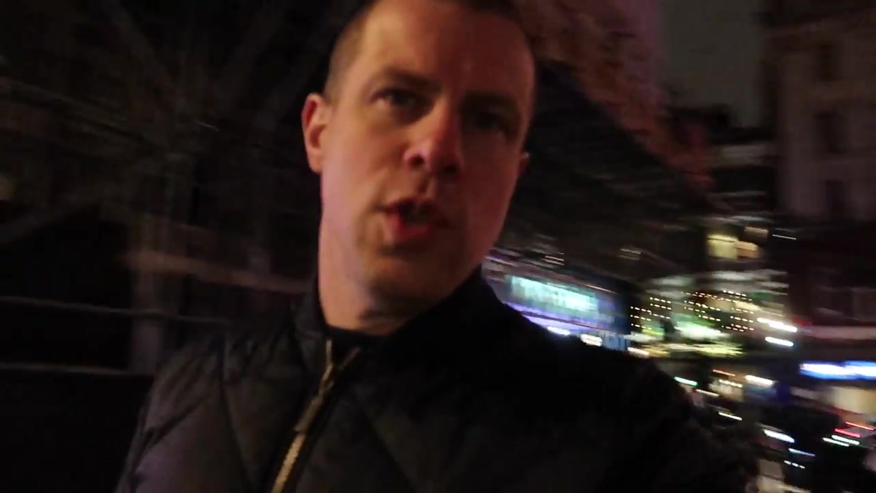 Barry Roberts arriving in Chinatown near Leicester Square.