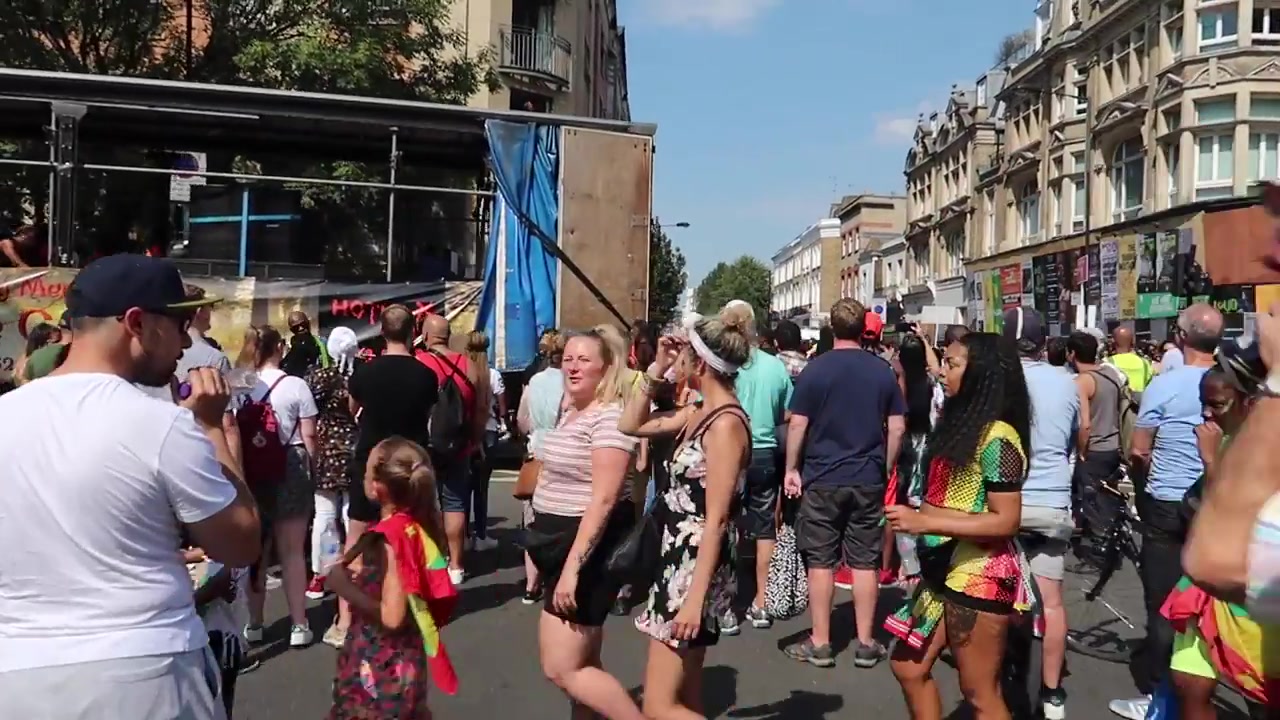 Notting Hill Carnival route filled with spectators in 2019