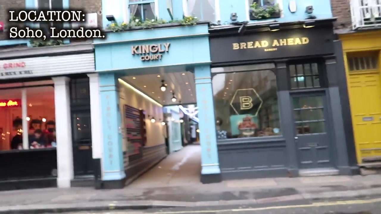 Bread Ahead bakery on Beak Street in Soho