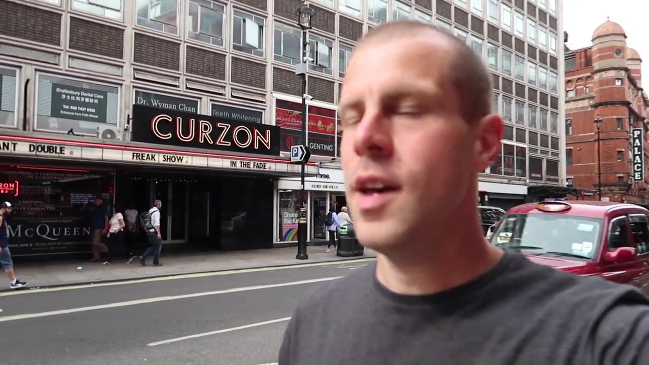 Barry Roberts outside Curzon Soho on Shaftesbury Avenue in June 2018