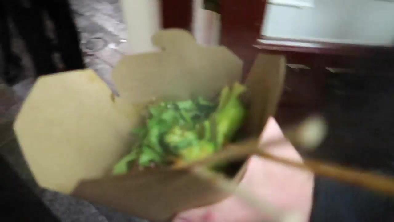 Hot vegetable skewers with fresh coriander from Baozi Inn.