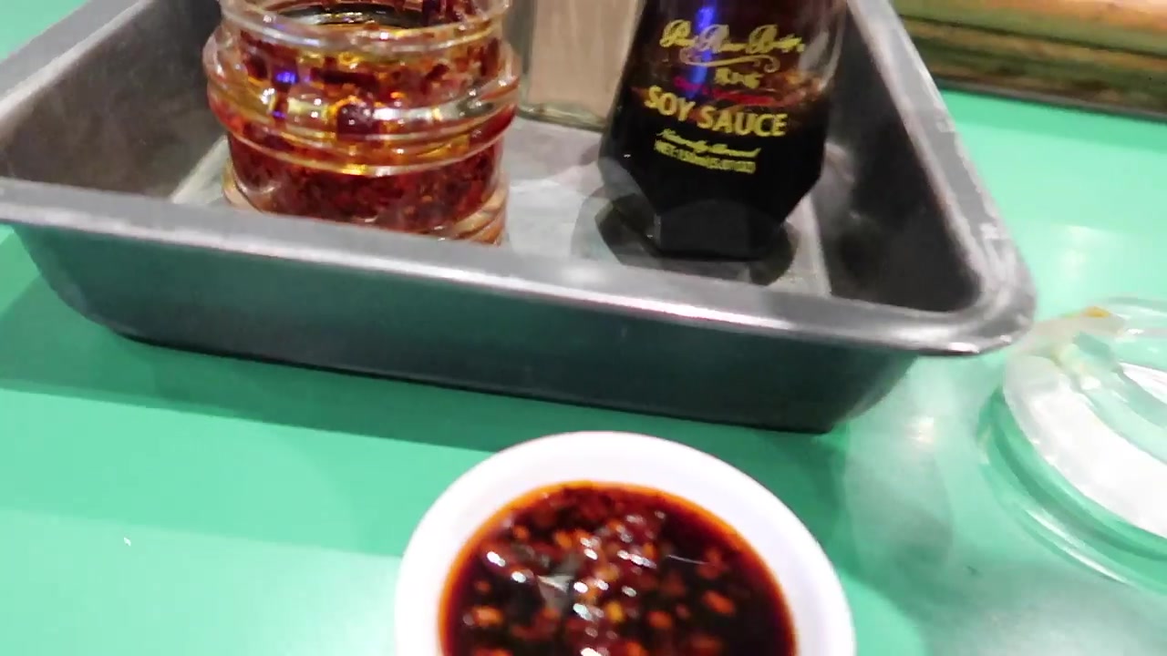 Chilli and soy dipping sauce for Chinatown dumplings