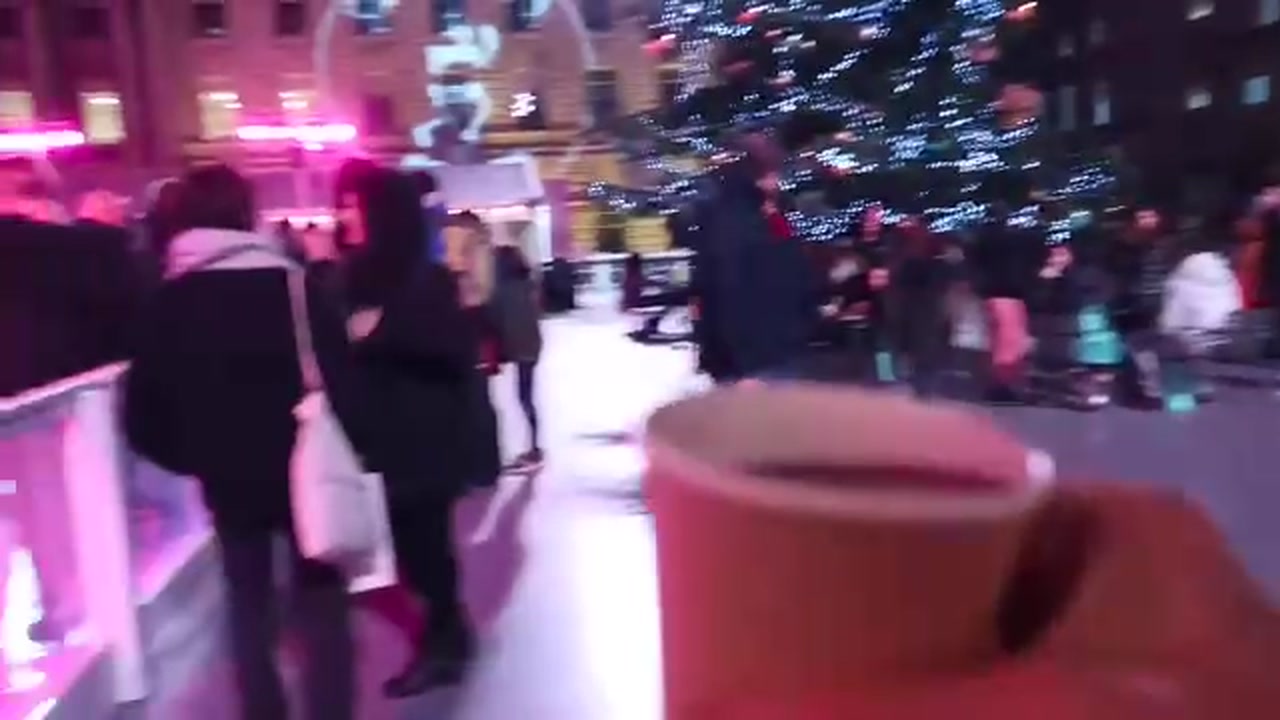 Christmas ice rink at Somerset House in London