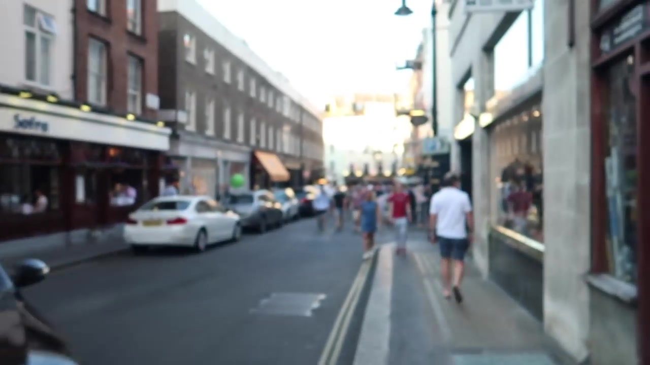 A street view during the journey from Covent Garden to Shepherd Market in Mayfair