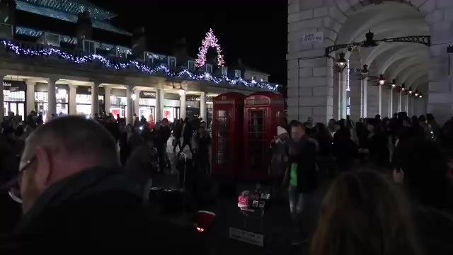 Covent Garden’s Christmas decorations after the switch-on.