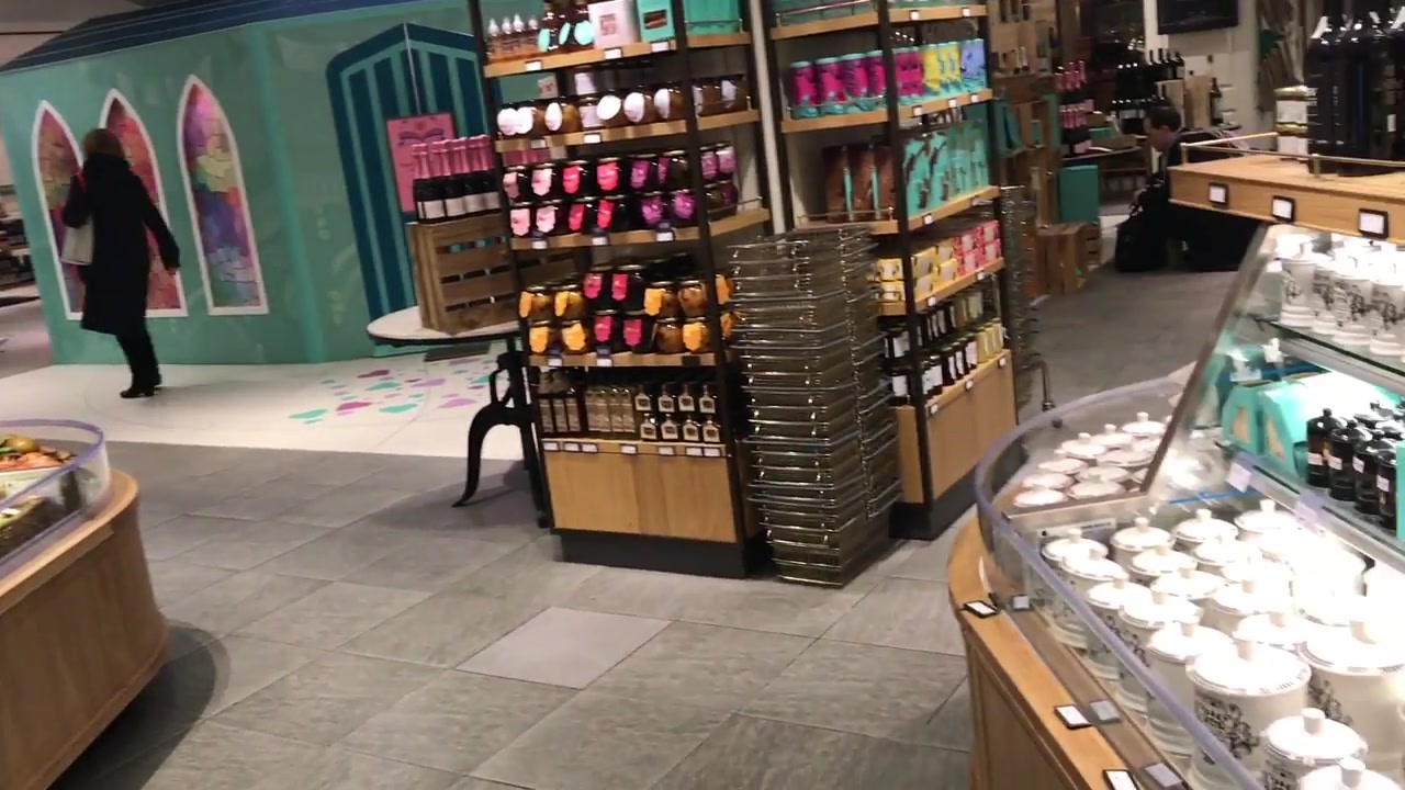 Inside the Fortnum and Mason food hall in London