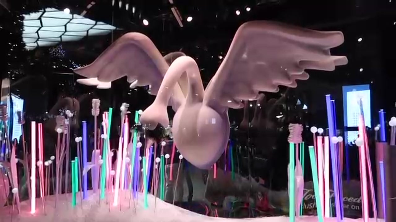 Christmas light installation in London’s West End