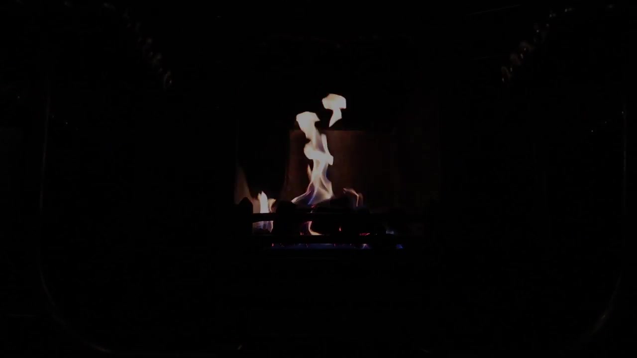 A warm fire at the end of the December outing.