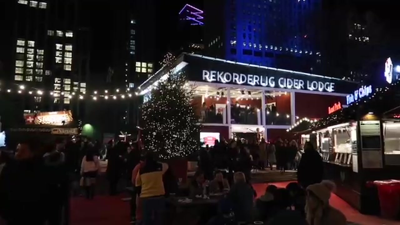 Rekorderlig Cider Lodge at Southbank Christmas Market