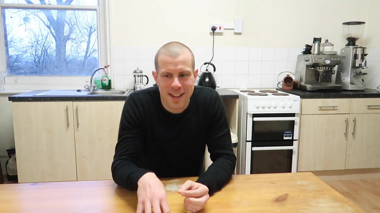 Barry explaining his approach to sharing life in London.