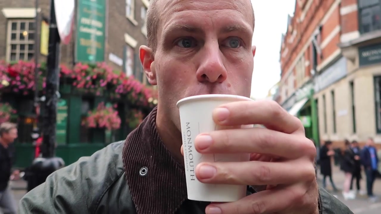 Barry with a cup of Kenyan filter coffee from Monmouth.