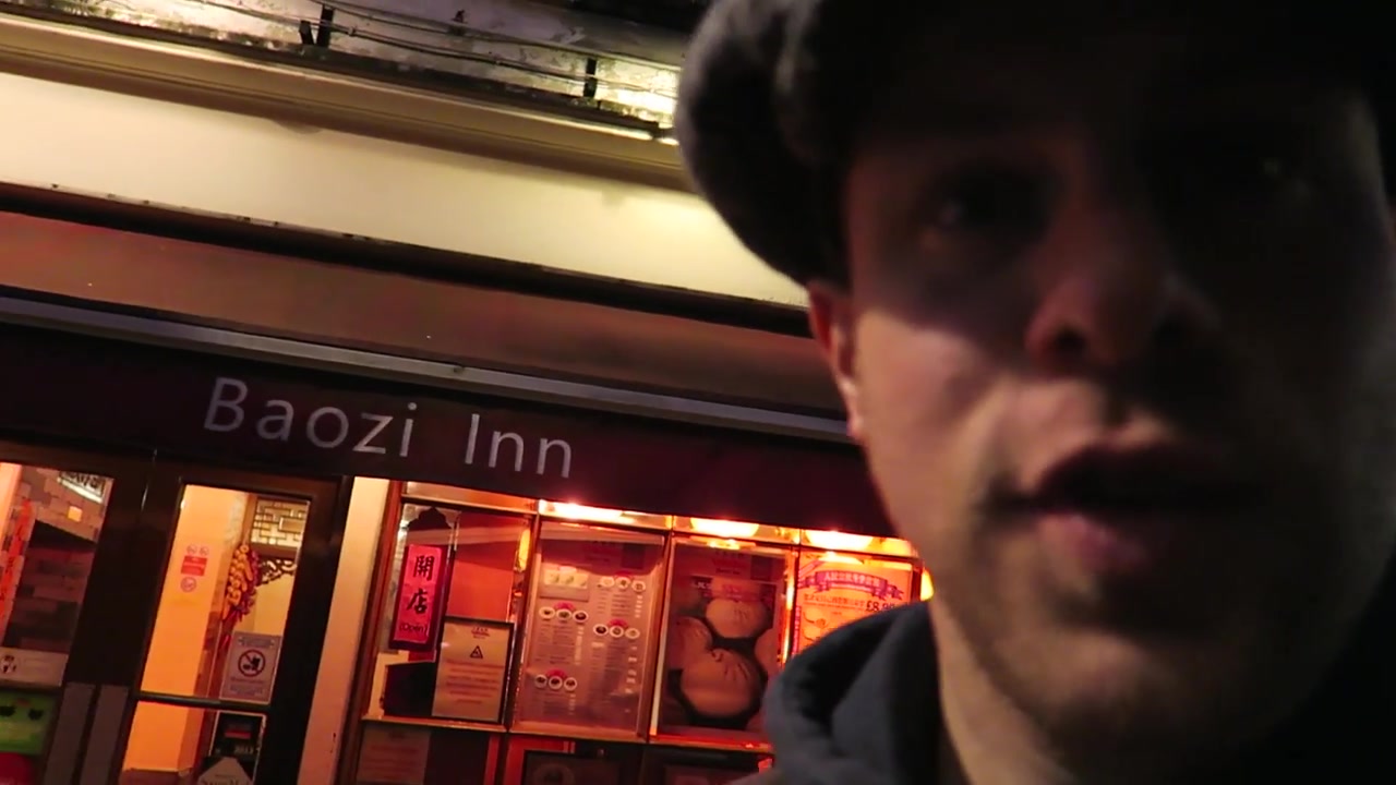 Barry outside the Baozi Inn restaurant in London Chinatown in 2016