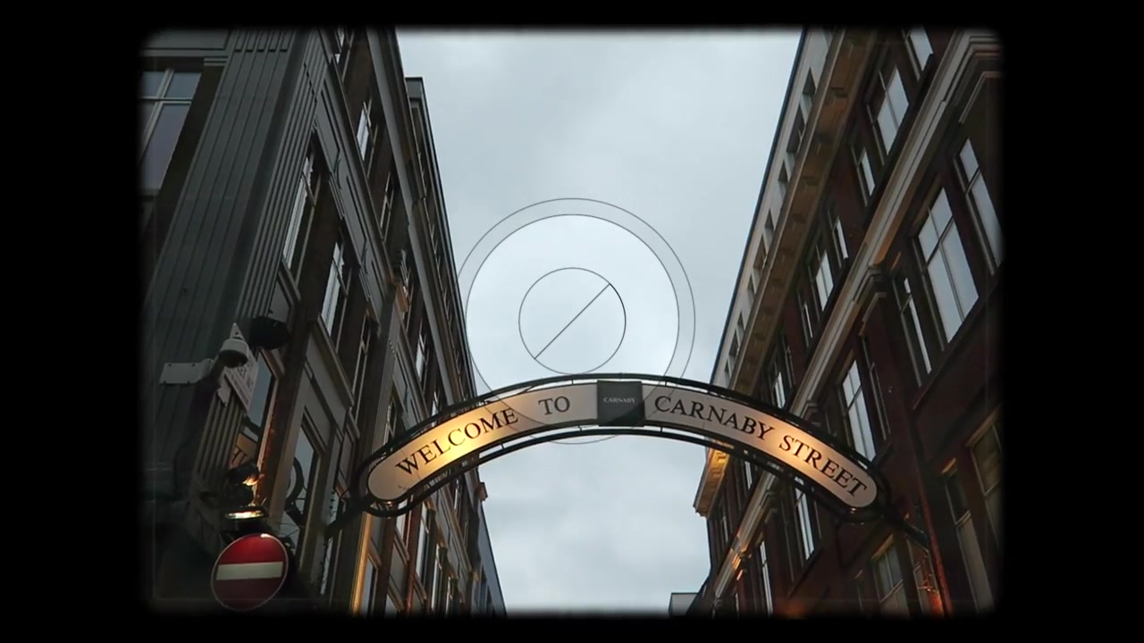 Welcome to Carnaby Street sign in Soho in 2016