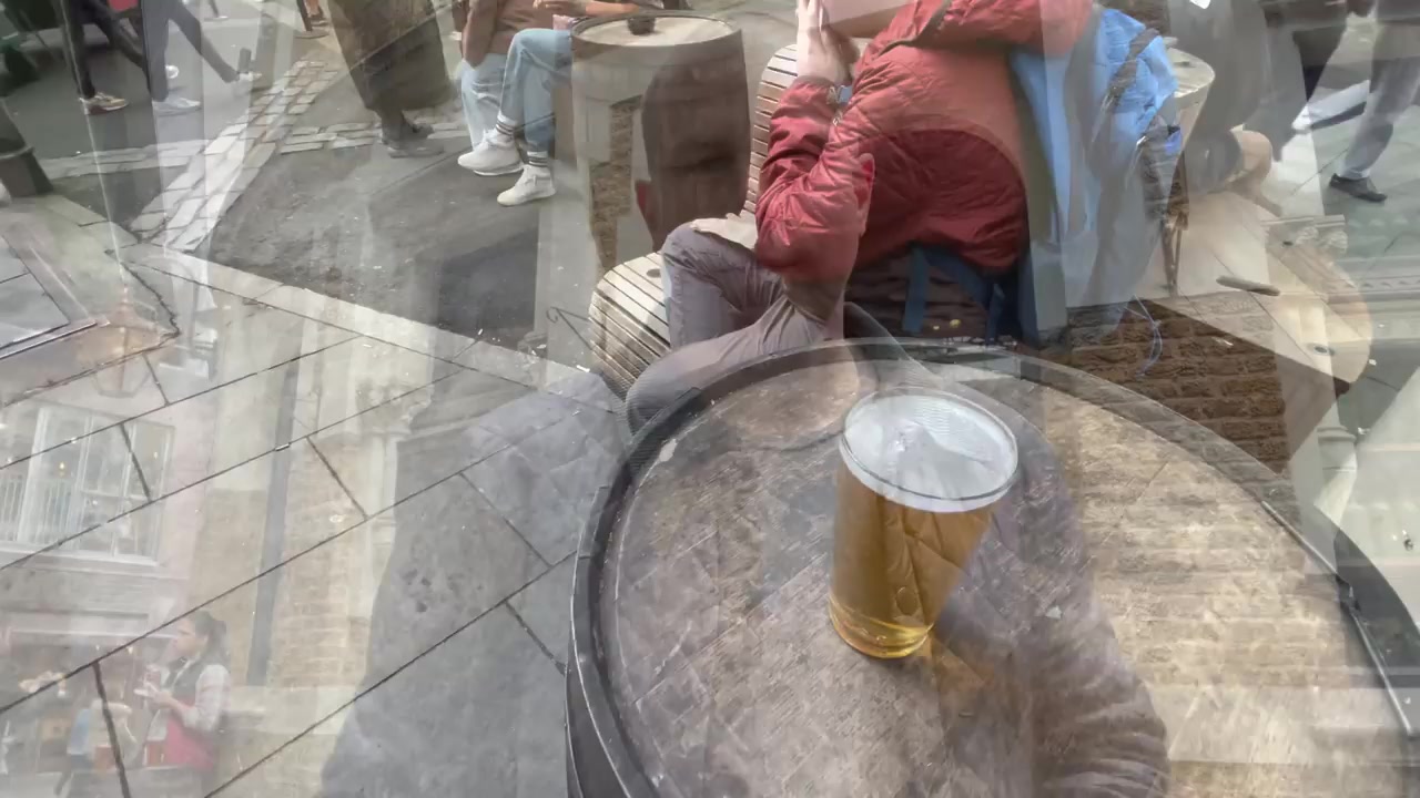 A pint of beer at The Globe Tavern beside Borough Market