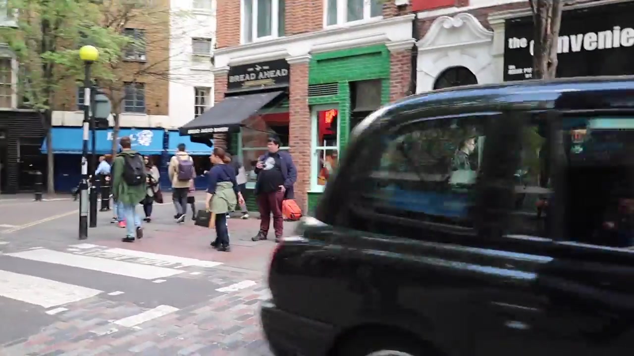 Bread Ahead bakery storefront near Seven Dials in Covent Garden