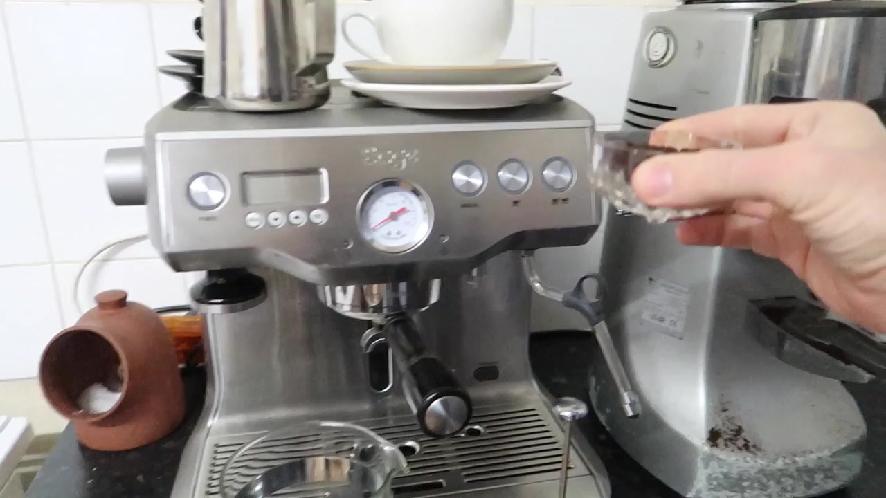 Preparing coffee at home before discussing the plans for 2018.