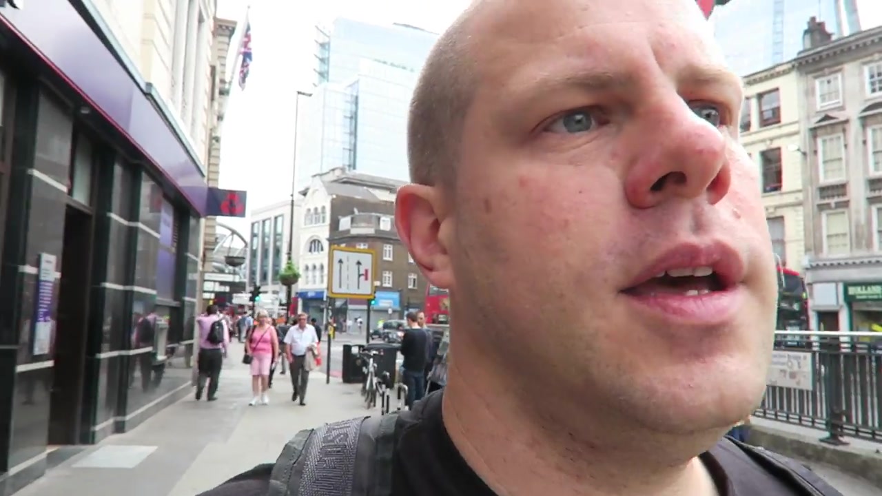Barry Roberts near Borough Market before shopping for a picnic in 2016