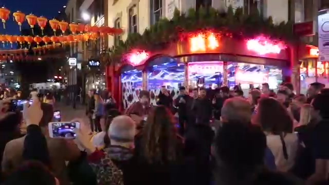 Chinatown streets decorated for the September festival