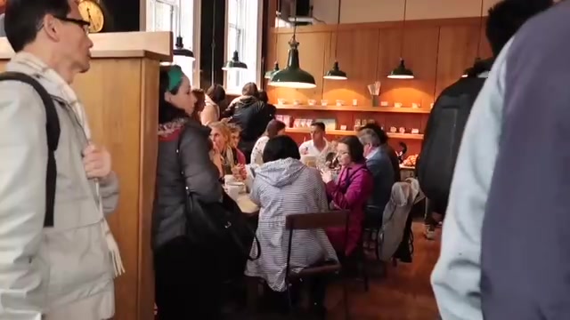 Inside Monmouth Coffee at Borough Market in September 2018