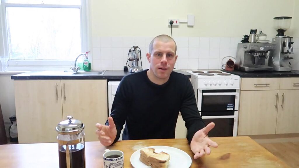 Barry discussing the channel’s development over coffee and toast.