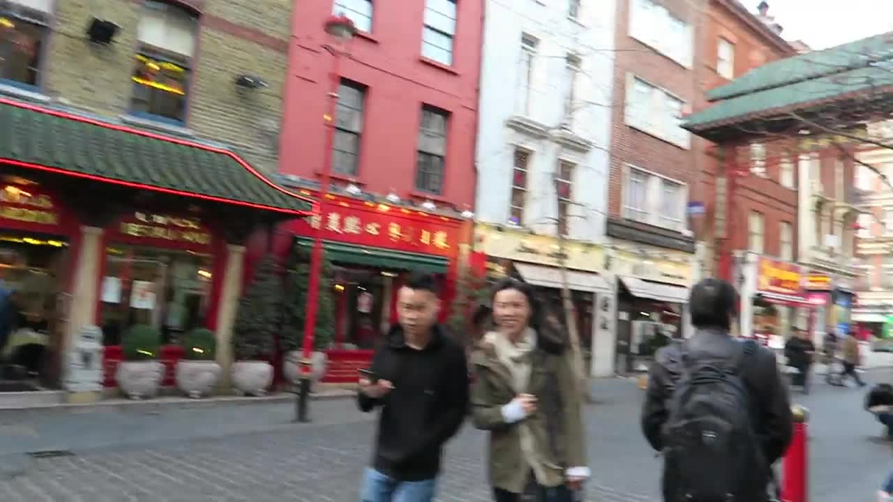 Walking through Chinatown on the way to Soho