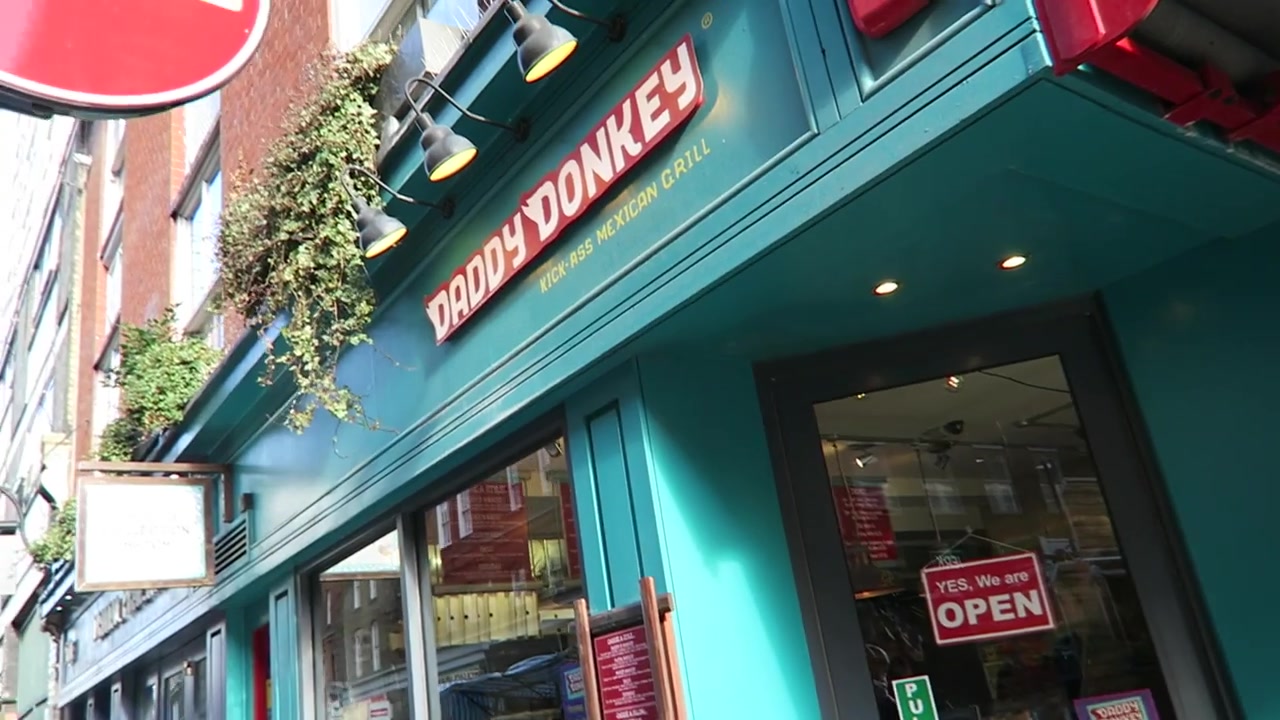 Daddy Donkey shopfront on Leather Lane in 2016